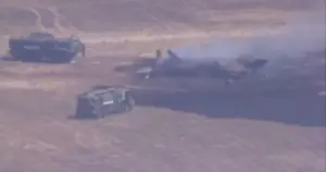 F-35 fighter jet crashes near San Diego Marine Corps base, sparking fire