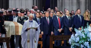 Trump calls Sen. Lindsey Graham an “American original” at funeral as lawmakers, world leaders pay respects