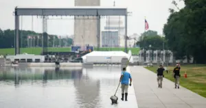 Olympian David Hearn charged with destruction of property at Reflecting Pool
