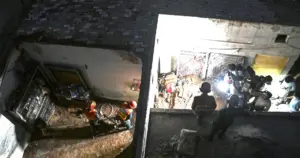 Roof of Pakistan tutoring center collapses, killing at least 14 children, officials say
